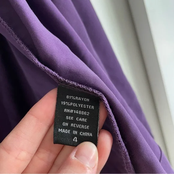 Torrid Twill Drape Jacket in Purple Indigo Size 4 - Picture 11 of 11